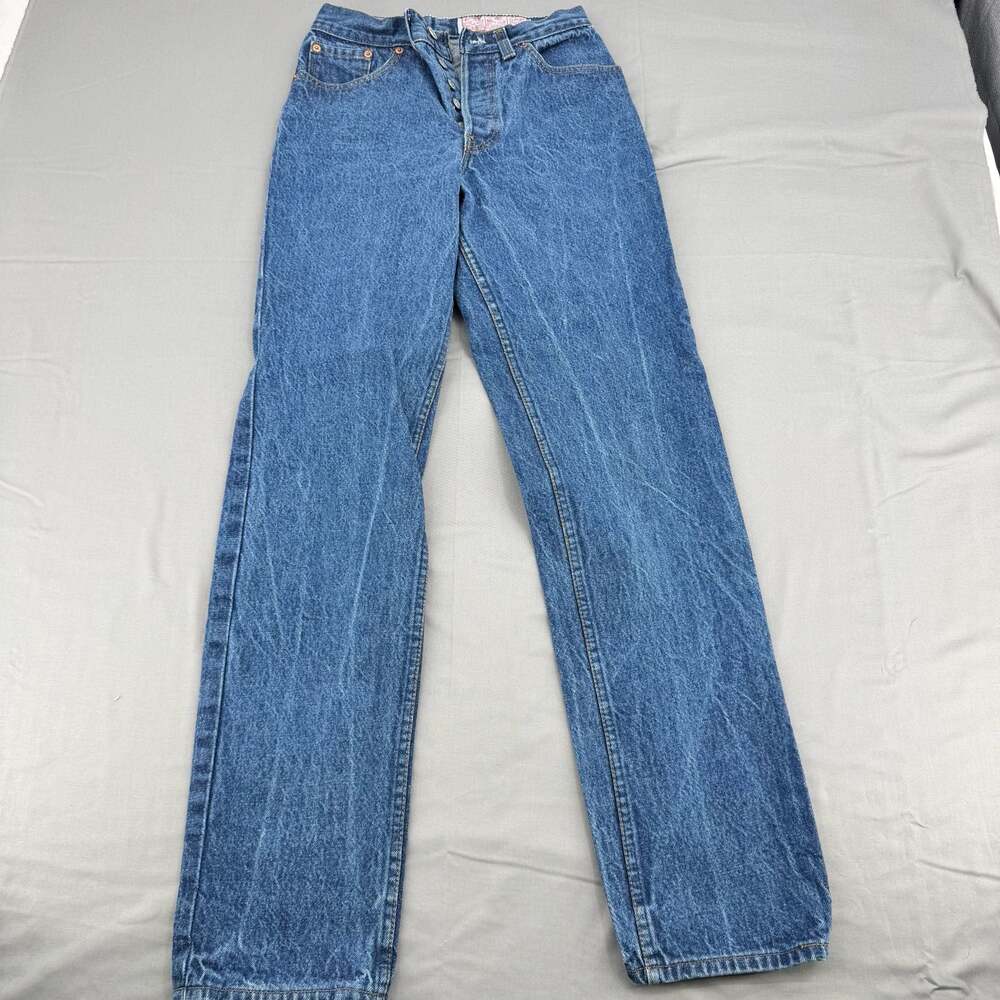 Vintage 1980s Levi’s 501 For Women Jeans Size 9 USA Wash Em Hot Button Fly
